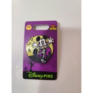 Disney Mickey Dressed as Skeleton Halloween 2024 Glow in the Dark